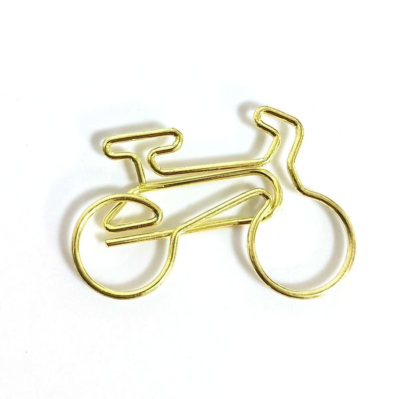 Fashion Creative Bicycle Metal Paper Clip