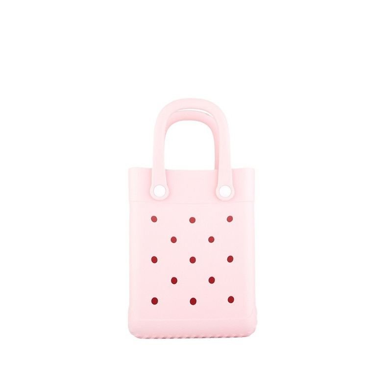 Fashion Solid Color EVA Mini Hole Tote Bag