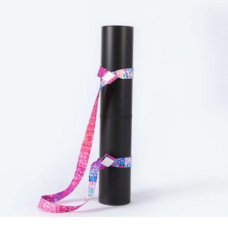 Simple Nylon Yoga Mat Strap Digital Printing Yoga Stretch Belt