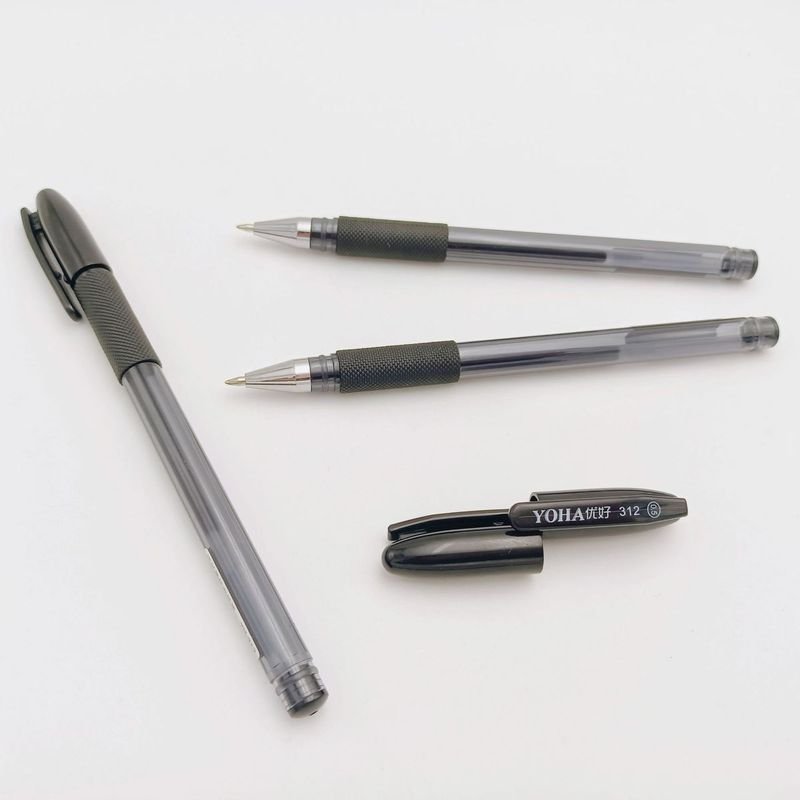 Classic Office Stationery Black Gel Pen