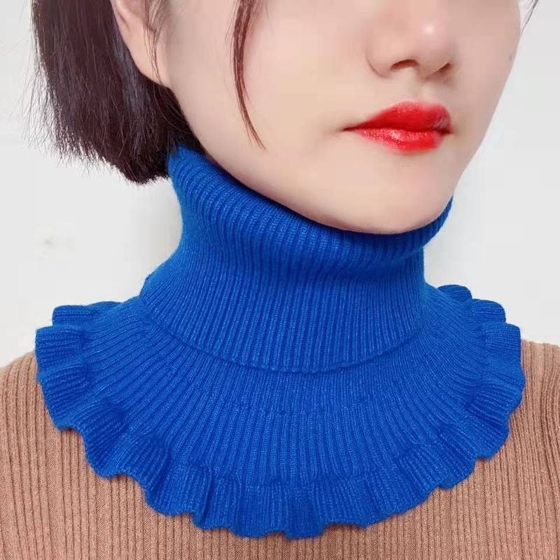 Autumn Winter Women High Collar Neck False Collar