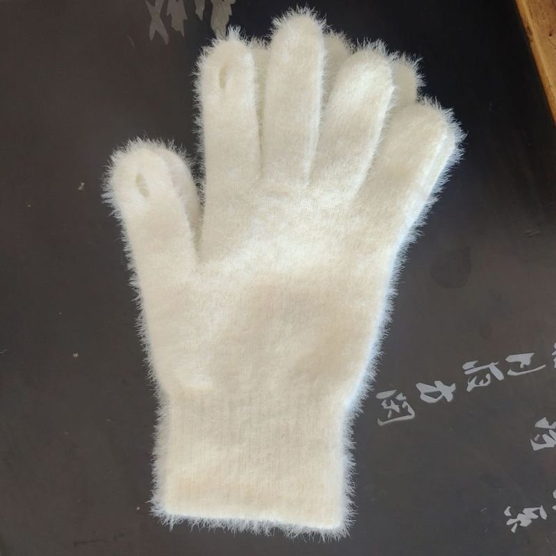 Autumn And Winter Women Fashion Thickened Warm Touch Screen Cold-Proof Plush Gloves