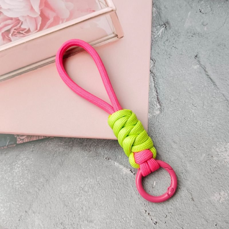 Simple Creative Color Matching Knot Anti-Loss Hanging Rope Mobile Phone Lanyard