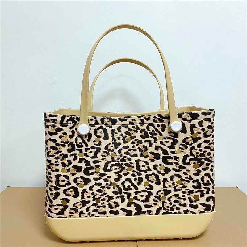 Fashion Printed EVA Beach Hole Tote Bag