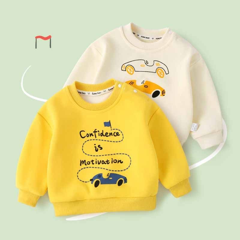 Kids Toddler Boys Girls Spring Autumn Casual Cute Cartoon Print Long Sleeve Sweatshirts