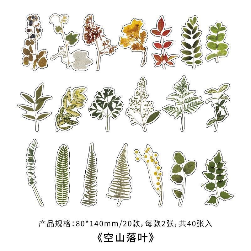 Simple Creative Plant Hand Account Decoration Material Sticker