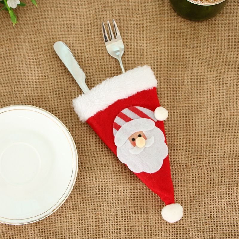 Christmas Decorative Non-Woven Creative Tableware Set