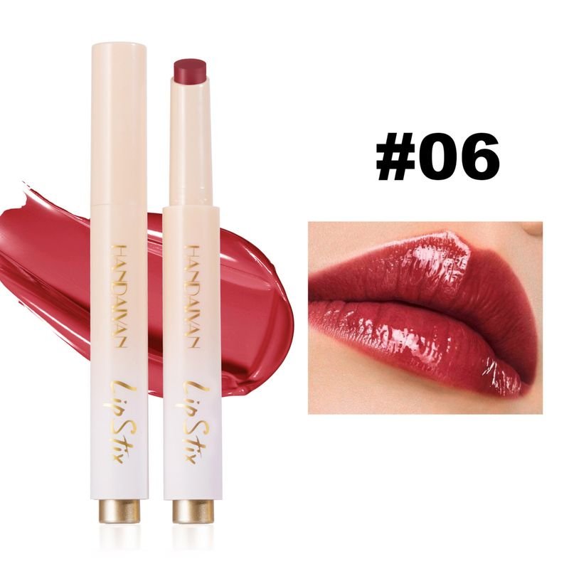 Women Handaiyan Simple Waterlight Mirror Moisturizing Press Lipstick