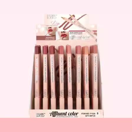 USHAS Women Waterproof Non-Blooming Long-Lasting Lipstick Lip Liner