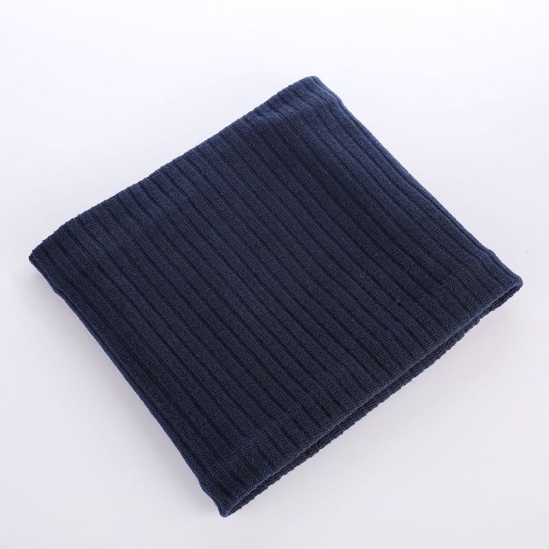 Autumn Winter Neutral Warm Thickened Cold-Proof Knitted Scarf