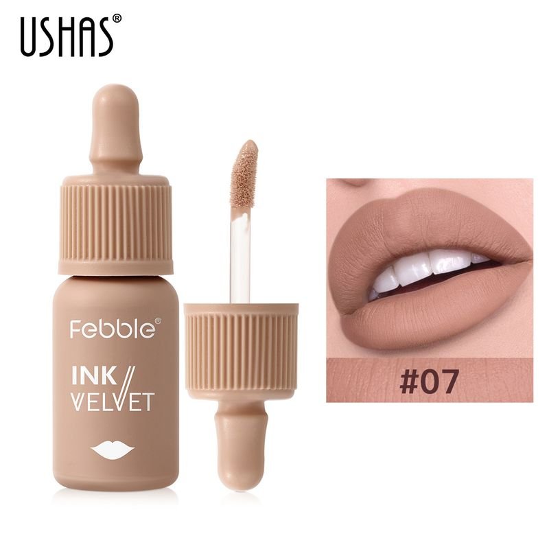 USHAS Women Simple Non-Stick Matte Liquid Lipstick