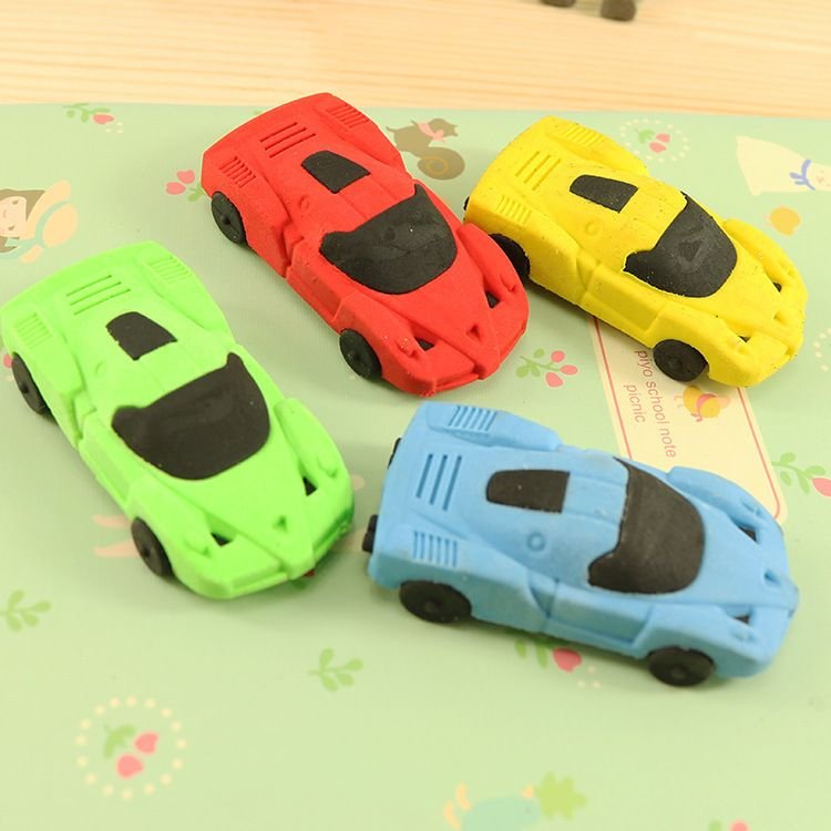 Creative Cartoon Racing Car Student Eraser Stationery