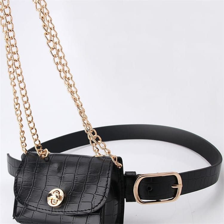 Women Fashion Animal Pattern Detachable Waist Bag