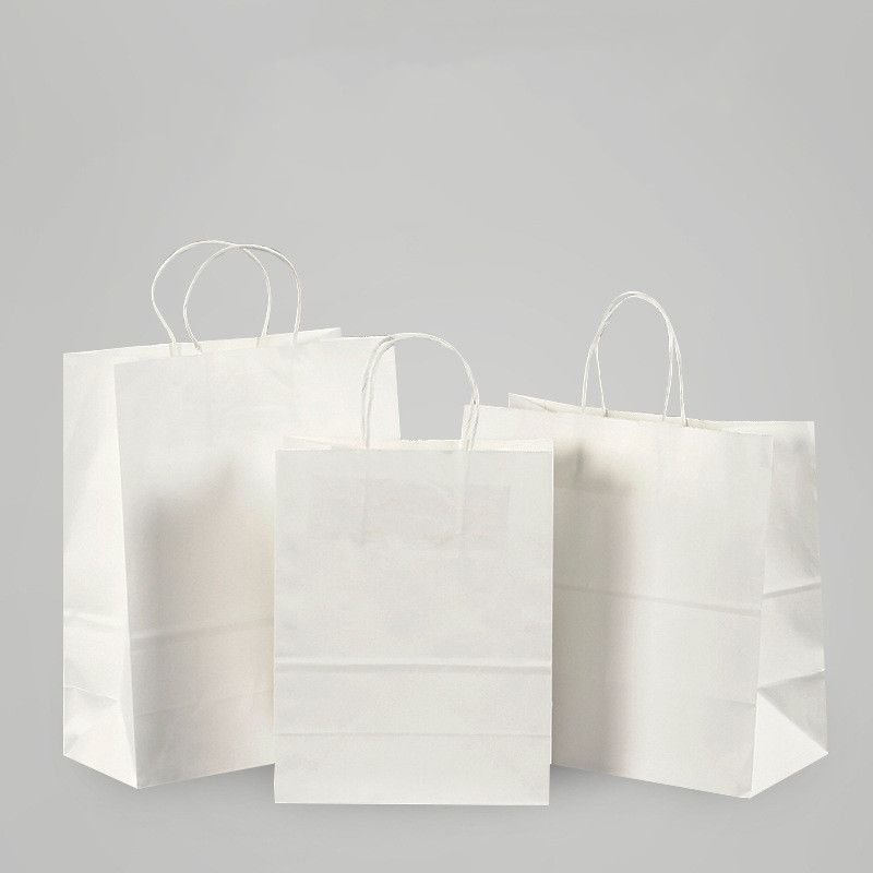 50pcs/set Custom 33*26*12cm Kraft Paper Sacks