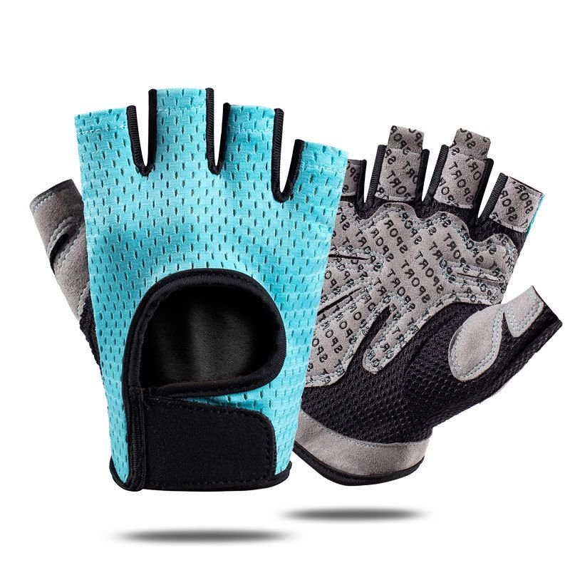 Outdoor Half Finger Non-Slip Shock-Absorbing Breathable Sports Cycling Gloves