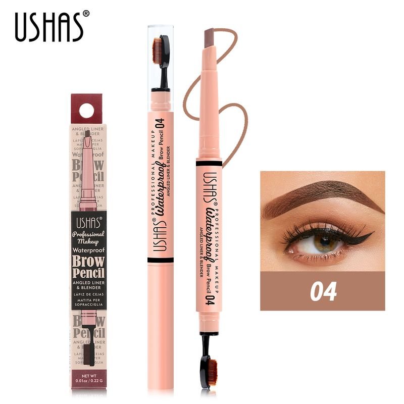 USHAS Women Long-Lasting Non-Blooming Eyebrow Cream With Eyebrow Brush