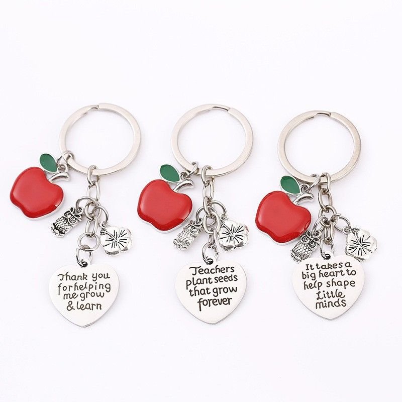 Fashion Creative Letter Stainless Steel Keychain