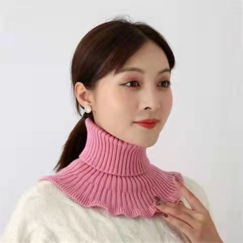 Autumn Winter Women High Collar Neck False Collar