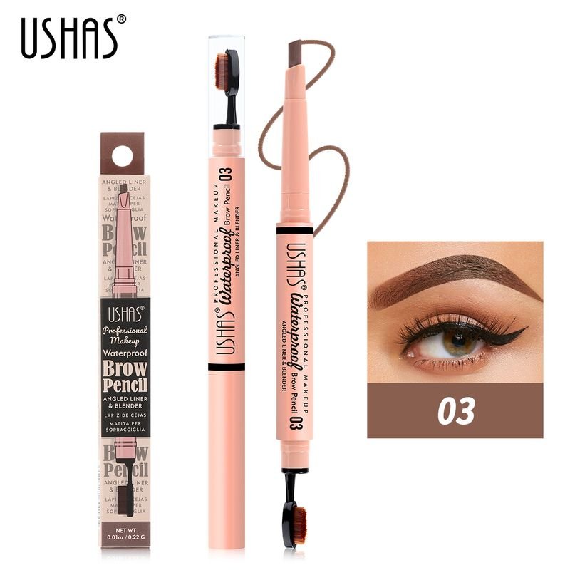 USHAS Women Long-Lasting Non-Blooming Eyebrow Cream With Eyebrow Brush