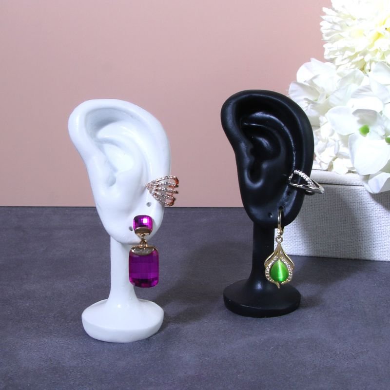 Women Fashion Simulation Ear Earrings Model Display Stand