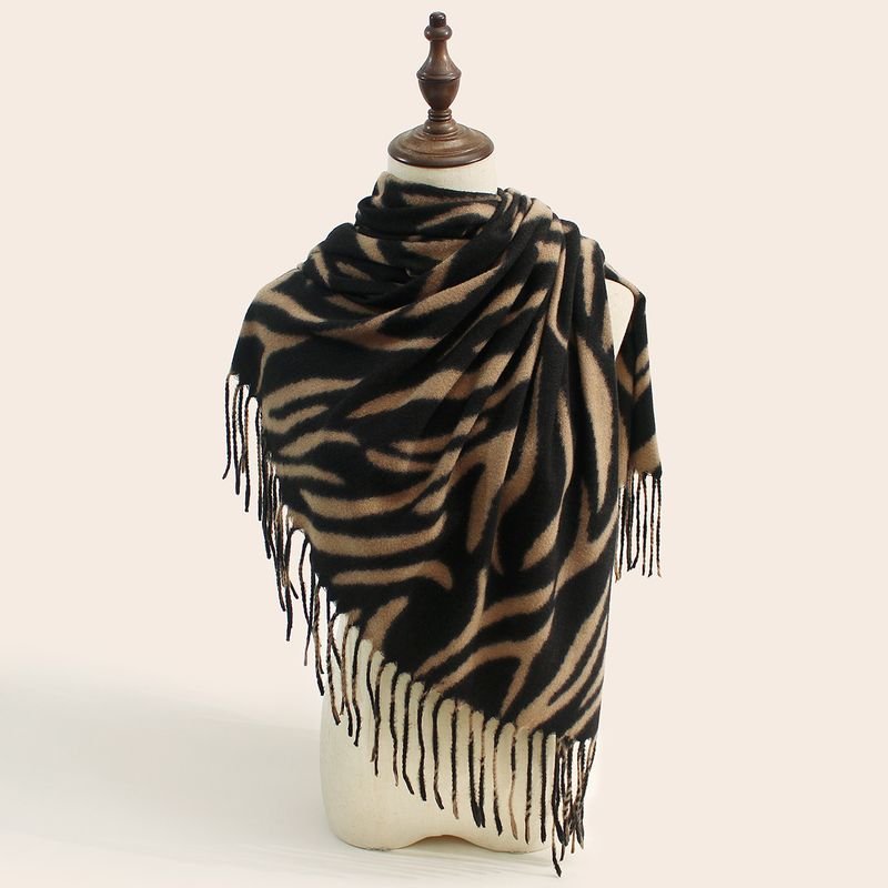 Autumn Winter Women Fashion Leopard Printed Warm Scarf