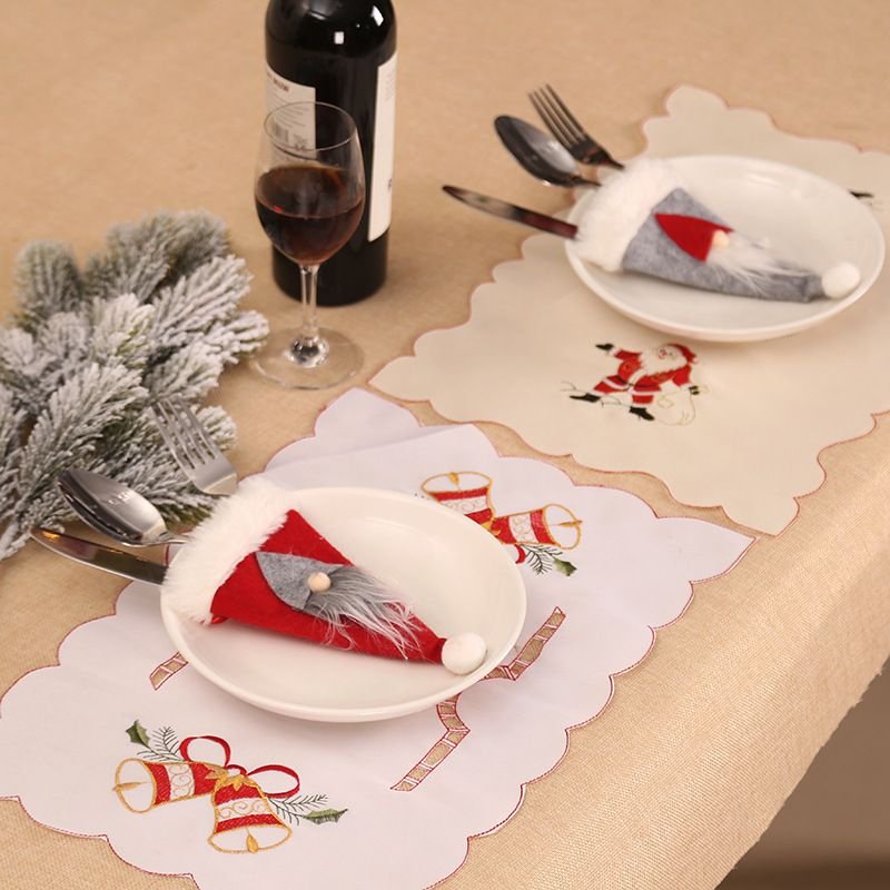 Christmas Decorative Creative Tableware Protective Cover