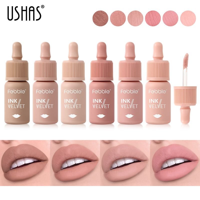 USHAS Women Simple Non-Stick Matte Liquid Lipstick