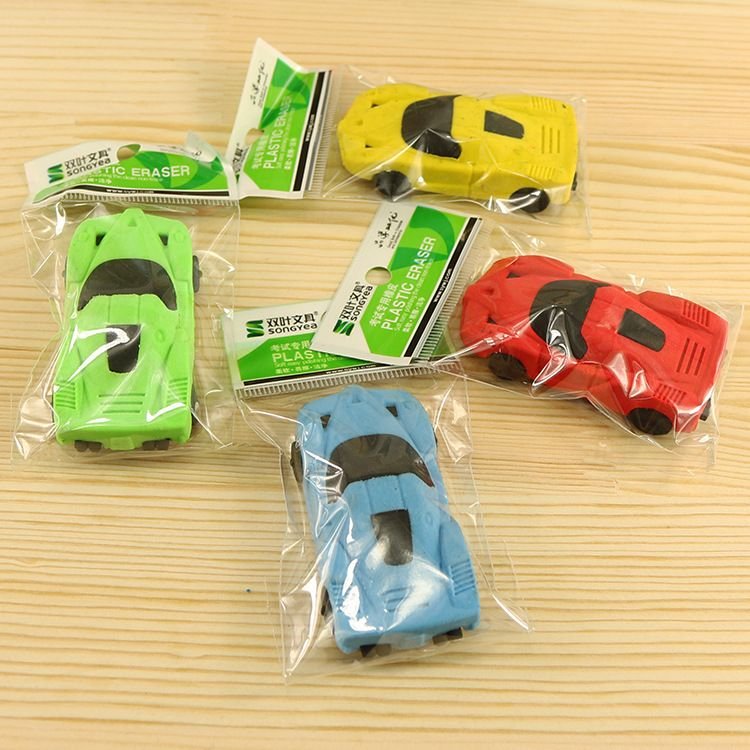 Creative Cartoon Racing Car Student Eraser Stationery