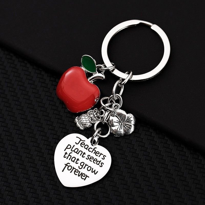 Fashion Creative Letter Stainless Steel Keychain