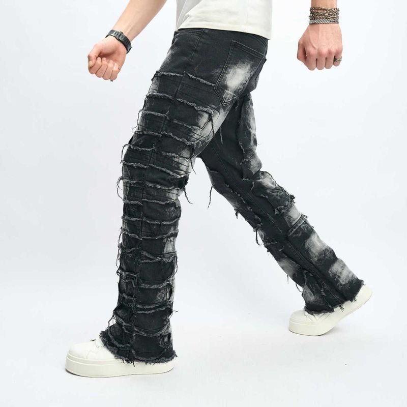 Men Fashion Casual Loose Street Tide Jeans