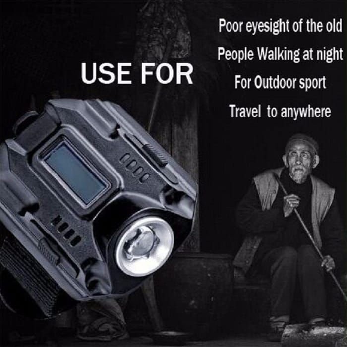 Outdoor Cycling Emergency LED Glare Flashlight