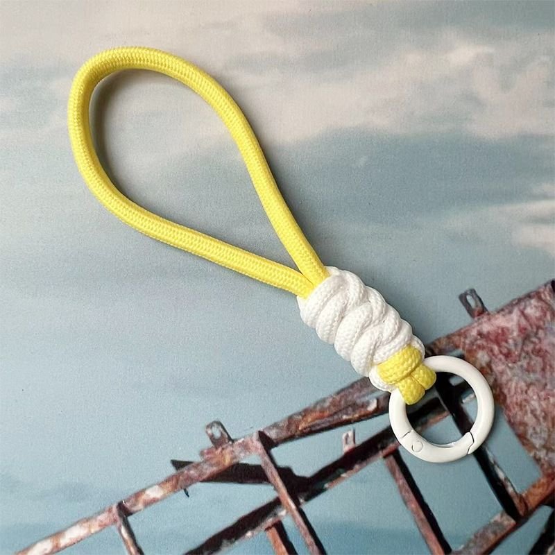 Simple Creative Color Matching Knot Anti-Loss Hanging Rope Mobile Phone Lanyard