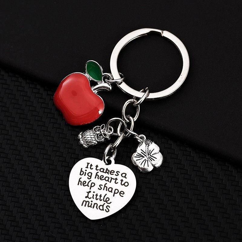 Fashion Creative Letter Stainless Steel Keychain