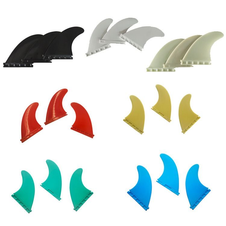 3pcs Surfing Paddle Board Tail Rudder Surfboard Fins Set