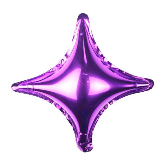 24 Inch Four Corner Star Aluminum Film Balloon Holiday Party Decoration