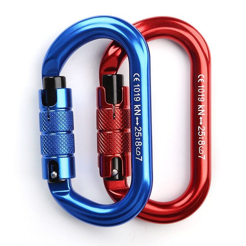 Outdoor Rock Climbing Climbing Main Lock Aviation Aluminum Safety Buckle Downhill Equipment Climbing Ropes