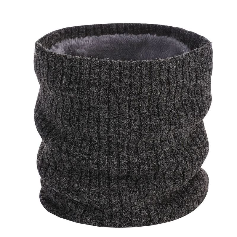 Autumn Winter Neutral Warm Thickened Cold-Proof Knitted Scarf