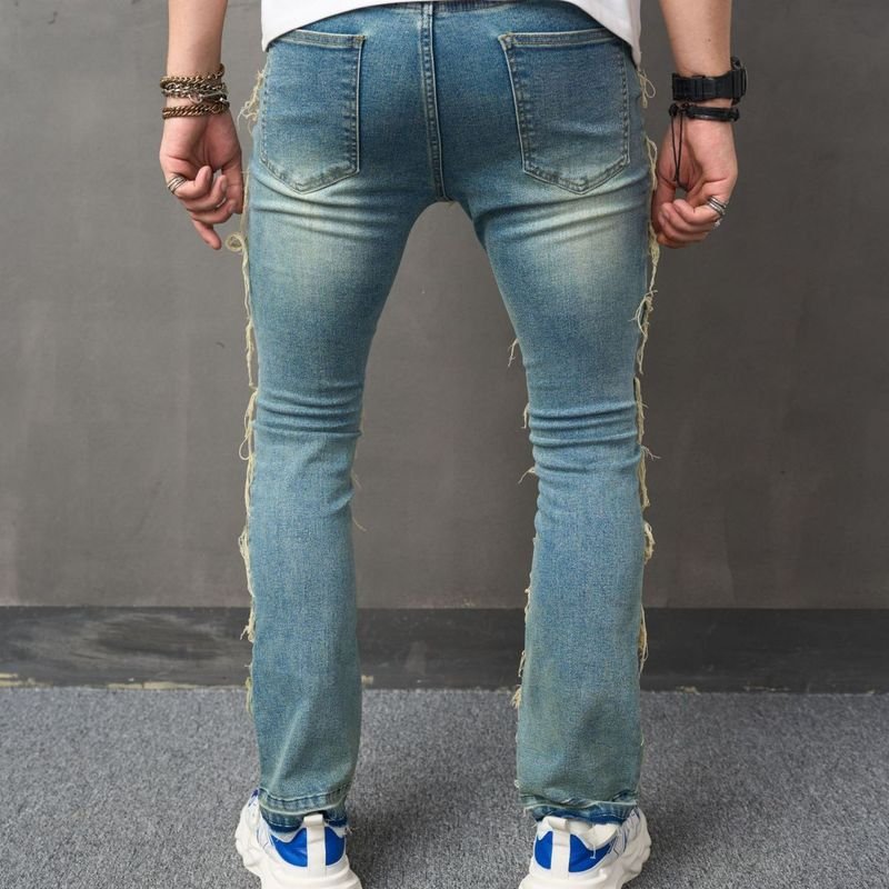 Men Fashion Casual Loose Street Tide Jeans