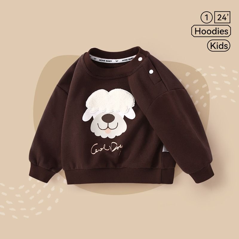 Kids Toddler Boys Girls Spring Autumn Casual Cute Cartoon Print Long Sleeve Sweatshirts