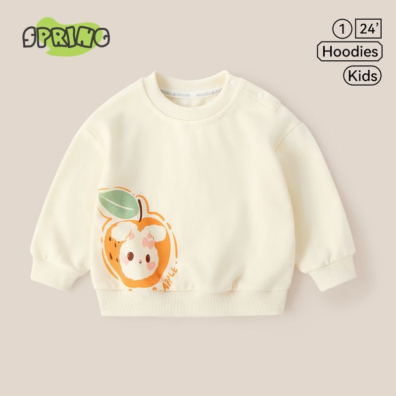 Kids Toddler Boys Girls Spring Autumn Casual Cute Cartoon Print Long Sleeve Sweatshirts