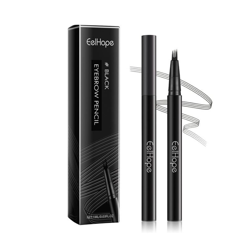 EELHOPE Women Non-Blooming Natural Shaping Four-Claw Eyebrow Pencil