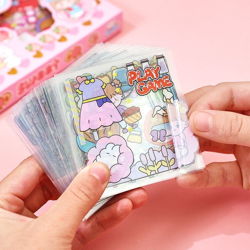 Cartoon Cute Pet Waterproof Mug Stickers Hand Account Material Stickers 100-Set