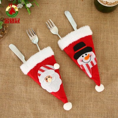 Christmas Decorative Non-Woven Creative Tableware Set