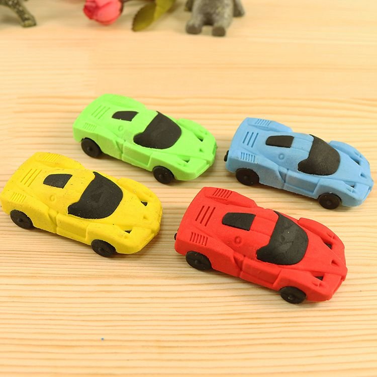 Creative Cartoon Racing Car Student Eraser Stationery