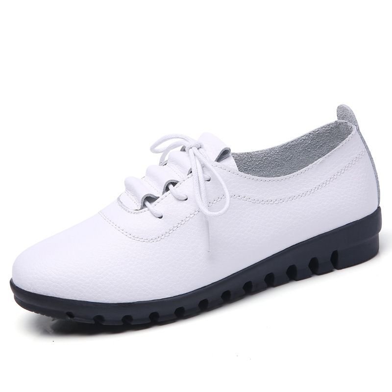 Size:4.5-9 Women Leisure Lace up Flats Shoes