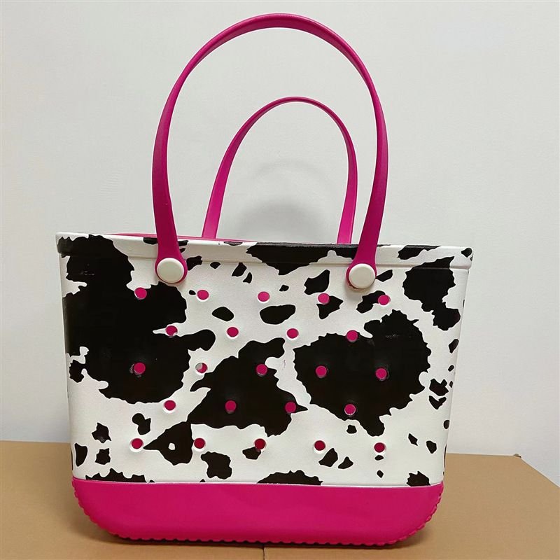 Fashion Printed EVA Beach Hole Tote Bag