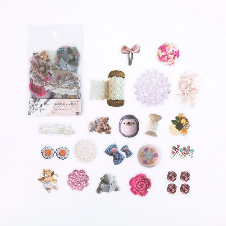 40Pcs/Bag Plant Flower Mushroom Ginkgo Pet Deco Diary Stickers Scrapbooking Planner Decorative Stationery Stickers