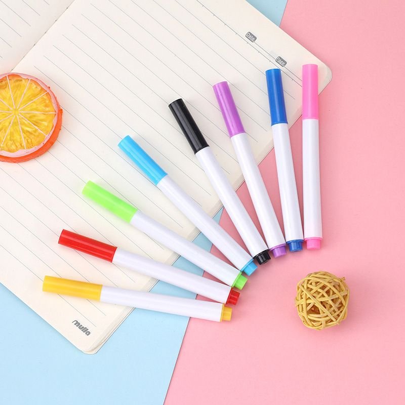 Water-Based Erasable Multicolor Whiteboard Pen For Children And Students Environmental Protection Painting