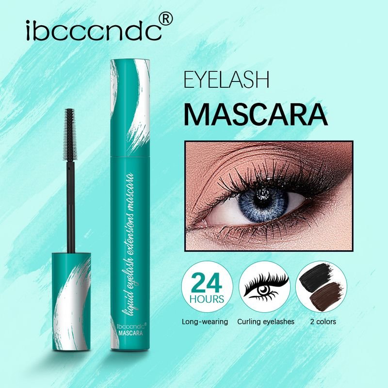 Ibcccndc Women Slim Thick Curly Styling Non-Blooming Mascara