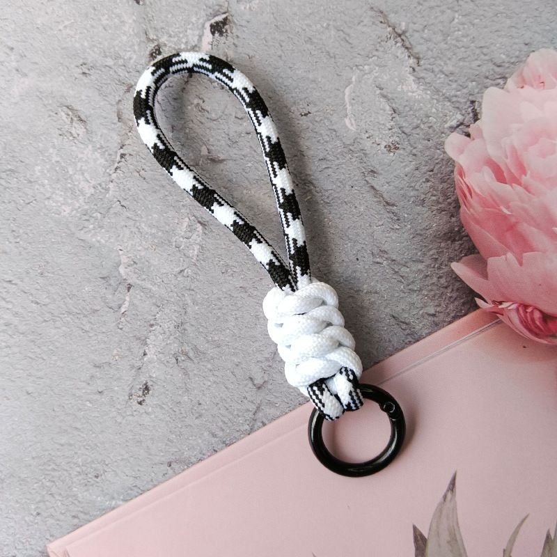 Simple Creative Color Matching Knot Anti-Loss Hanging Rope Mobile Phone Lanyard